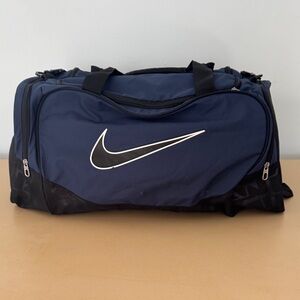 Nike Navy and Black Men's Duffel Bag
